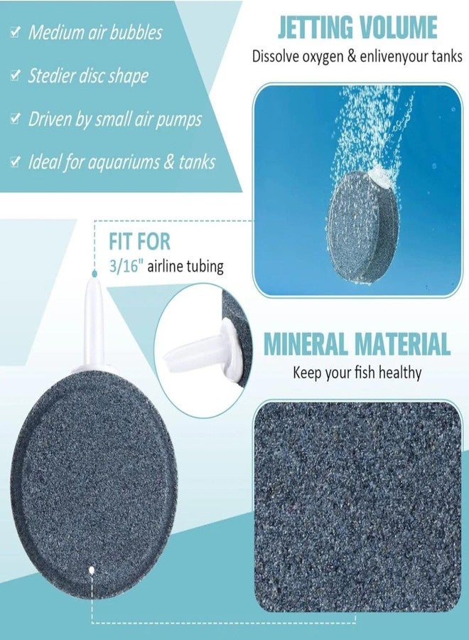 VAYINATO® Aquarium Grey Air Stone Bubbler with 2 Mtr Airtube | Enhances Water Quality with Efficient Airflow, Ideal for All Fish Species, Bubbler for Fish Tank (DK-40) - Image 2